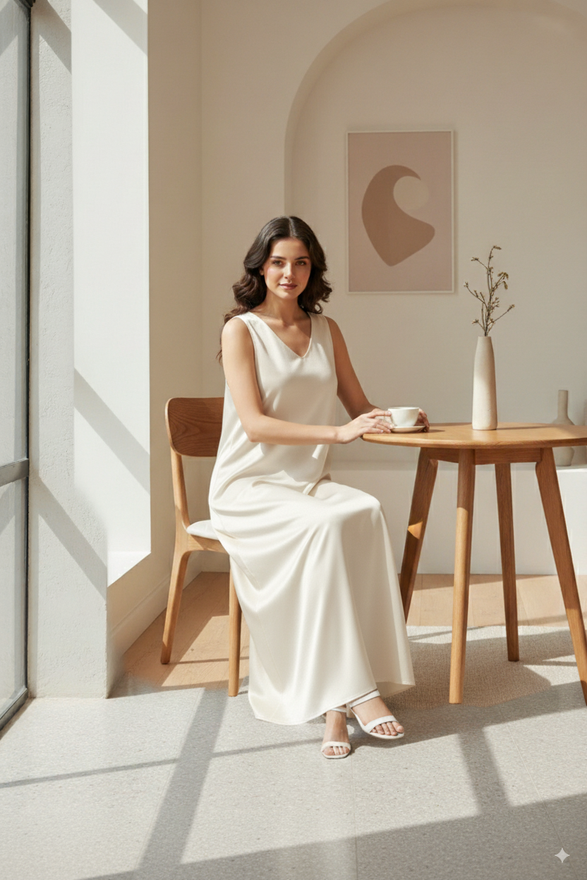 Inner Dress - White